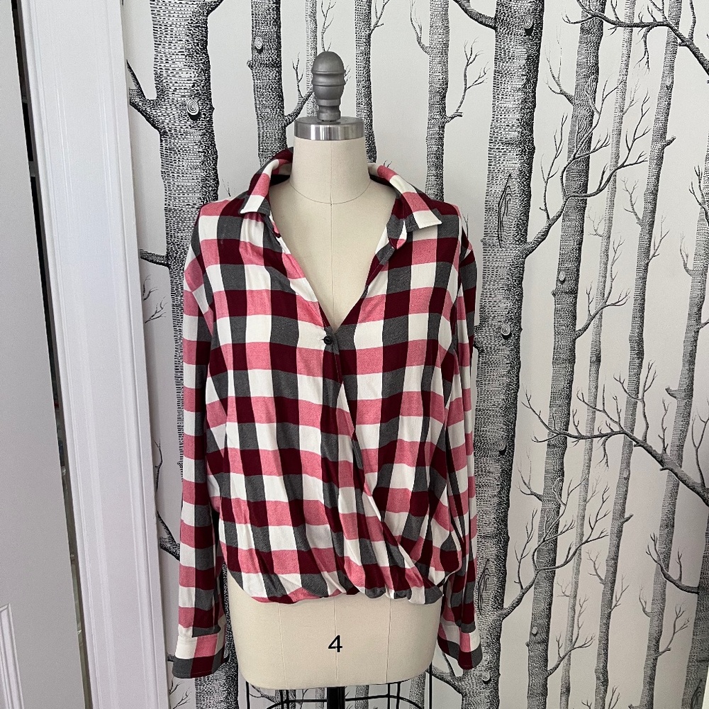 Rag and Bone Buffalo Plaid Blouse